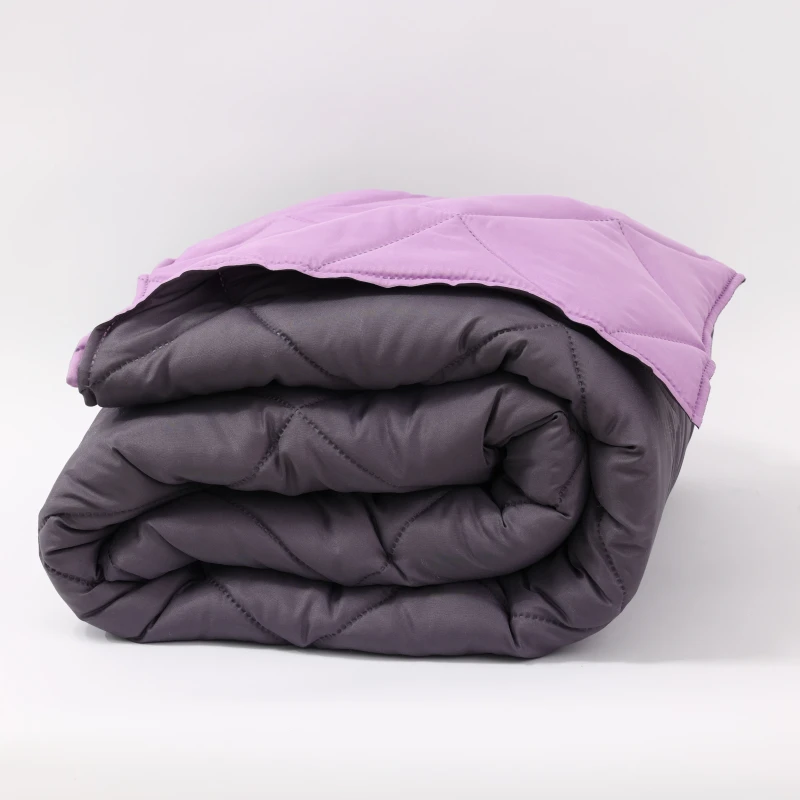 Imagine a Pilotă de vară ușoară pentru pat de o persoană Elinor Indigo/Lila 150/210 cm