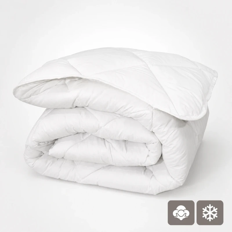 Imagine a Pilotă de iarnă Cotton din ranforce 100% bumbac, pentru o persoană, 150/210 cm