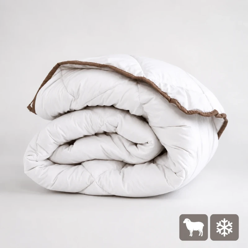 Imagine a Pilotă din lână Merino Classic din 100% bumbac și lână merinos 200/210 cm