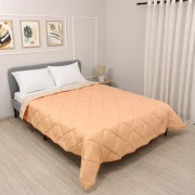 Thumbnail 3 of Pilotă de vară ușoară pentru pat de o persoană Elinor Piersică/Ecru 150/210 cm